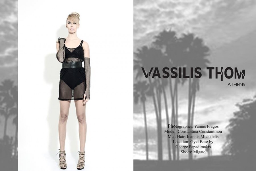Resort 16’ by VASSILIS THOM με μοντέλο την χορεύτρια Κωνσταντίνα Κωνσταντίνου.