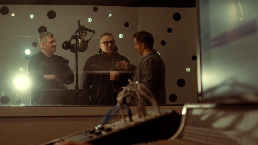 Αντώνης Ρέμος: Φωτογραφίες από την ηχογράφηση της νέας του επιτυχίας! Στο studio με Μιχάλη Χατζηγιάννη και  Νίκο Μωραΐτη